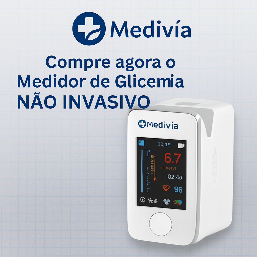Medidor de Glicose no sangue multifuncional e não invasivo – OFERTA LIMITADA - Compre 1 e Leve Outro GRÁTIS