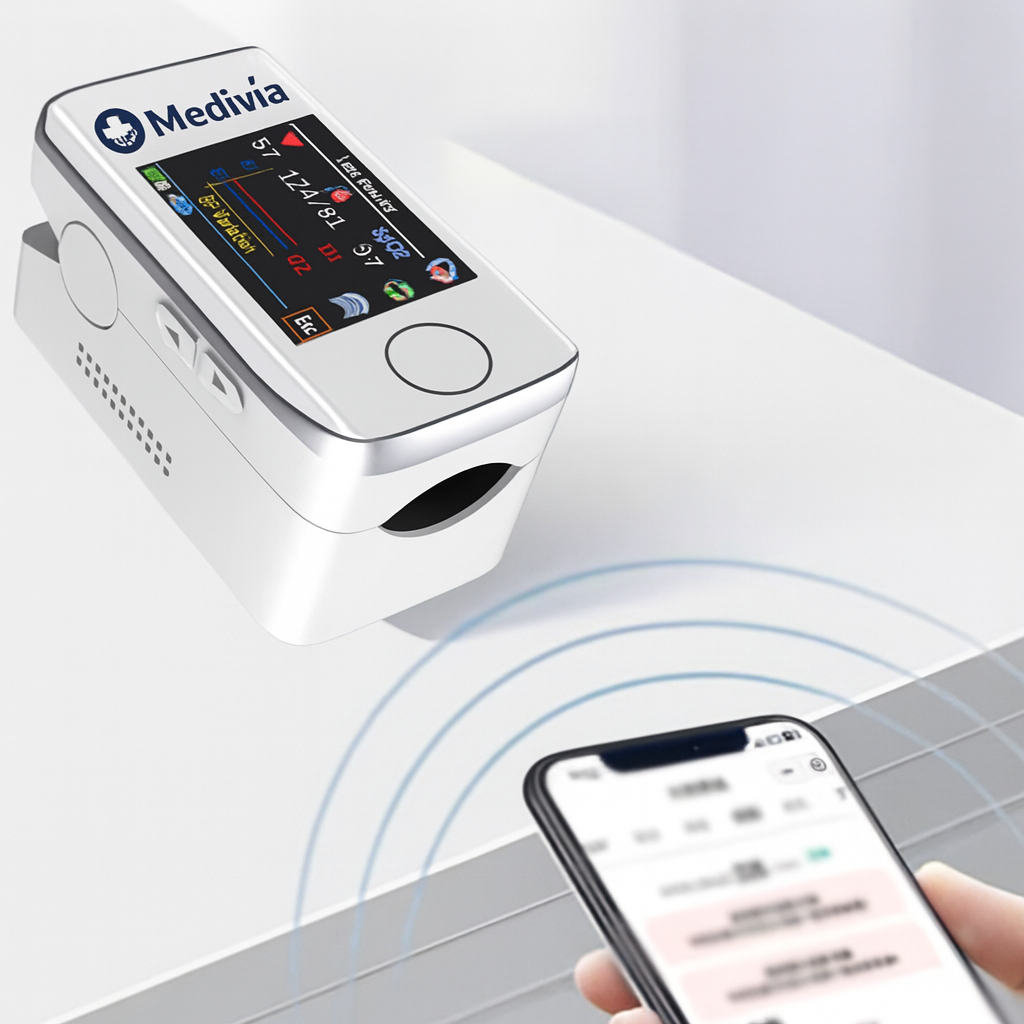 Medidor de Glicose no sangue multifuncional e não invasivo – OFERTA LIMITADA - Compre 1 e Leve Outro GRÁTIS