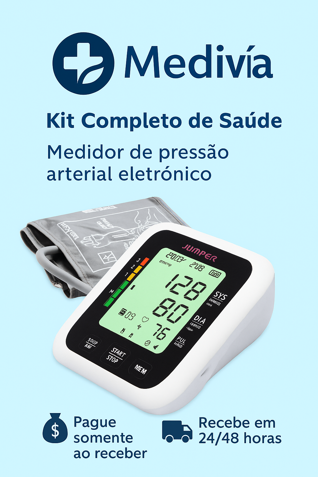 OFERTA LIMITADA!   Tensiómetro Eletrónico