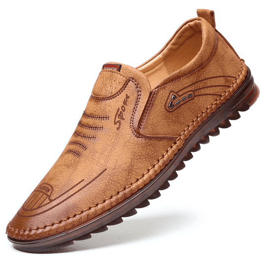 Sapato em Couro Mocassim Ortopédico