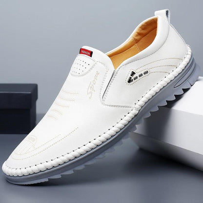 Sapato em Couro Mocassim Ortopédico