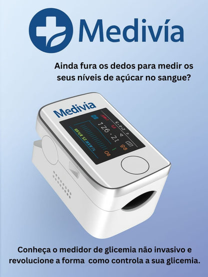 KIT PROMOCIONAL: Medidor de glicose no sangue multifuncional + Tensiómetro eletrónico - OFERTA LIMITADA!